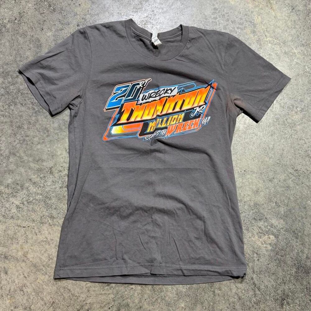 Gildan Men's Grey and Black T-shirt